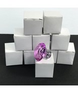 Diamond Pink Crystal Knobs Cabinet Door Drawer Pulls w/Silver Base 1 5/8... - $40.64 CAD