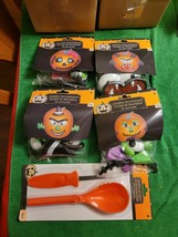 1 Halloween Pumpkin Carving Kit And 4 Sets of  Accessories Kit Lot - £22.13 GBP