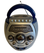 Vintage Memorex Portable Karaoke Cassette Player AM/FM Radio -MKS1019BL ... - £19.83 GBP