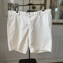 Peter Millar Flat Front Stone Light Khaki Shorts $128 42 X 8.5 - $36.00