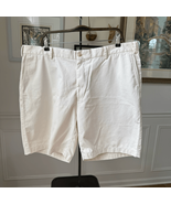 Peter Millar Flat Front Stone Light Khaki Shorts $128 42 X 8.5 - €30,89 EUR