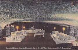 Snowball Dining Room in Mammoth Cave Kentucky KY Postcard D10 - £2.39 GBP