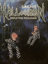 Halloween Skeleton Prisoner Horror Decoration, With Light And Sound Functions☆ - £23.26 GBP