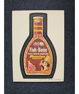 Topps Wacky Packages 2nd Series 1973 Fish Bone Russian Dressing White Back - $375.11 MXN