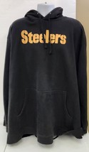Nfl Pro Line Fanatics Steelers Black Pull Over Hoodie Mens #1 Dad Size: 5XLT - £14.93 GBP