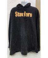 NFL PRO LINE FANATICS STEELERS BLACK PULL OVER HOODIE MENS #1 DAD SIZE: ... - £14.93 GBP