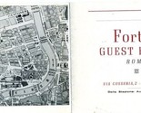 Forti&#39;s Guest House Brochure Rome Italy 1950&#39;s - $17.82