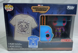 NIB Funko Pop! Tees Guardians of the Galaxy Vol 3 Drax 2XL T-Shirt and Pop - £21.52 GBP