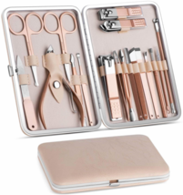 18 In 1 Lovely Lady DIY Manicure Pedicure Tool Set - £19.52 GBP