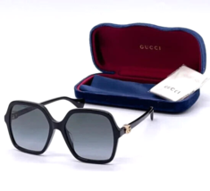 Brand New Gucci Gg 1072SA 001 BLACK/LT. Blue Gradient Authentic Sunglasses 56-18 - £145.91 GBP
