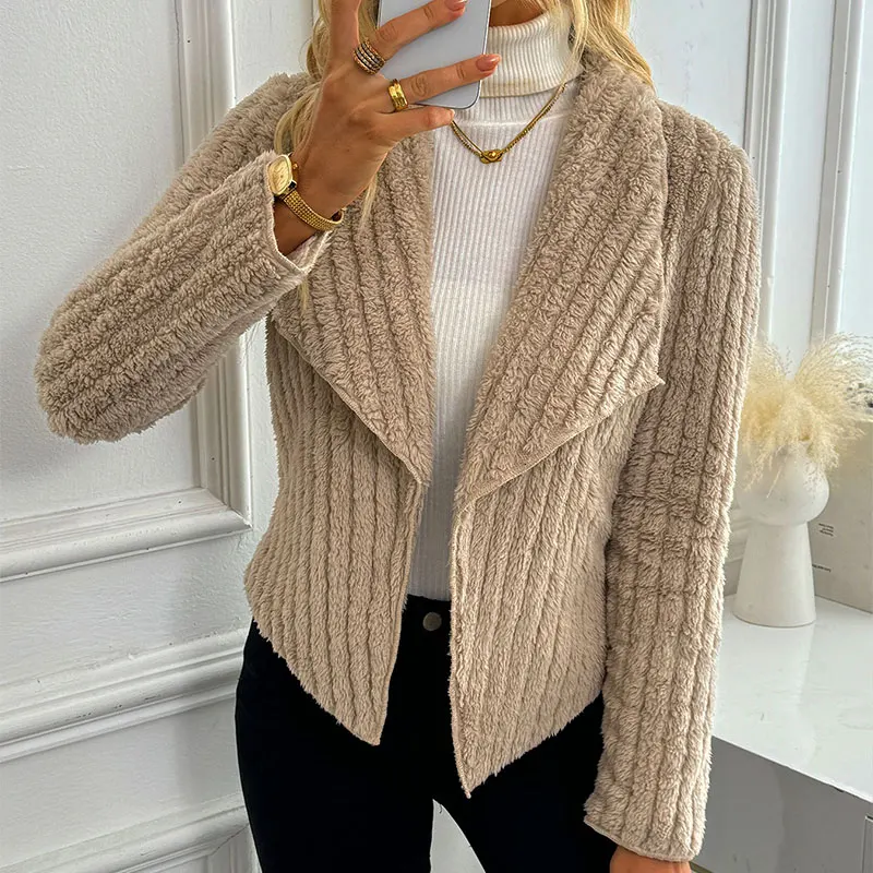 Autumn Winter Coat Top Women Fashion Long Sleeves Coat Sexy Cardigans Ou... - €38,38 EUR