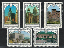 RUSSIA USSR CCCP 1978 VF MNH  Stamps Set Scott # 4696-4700 Armenian Architecture - £1.43 GBP