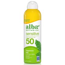 Alba Botanica Sensitive Sunscreen Fragrance Free Arisol Spray SPF 50 6oz... - $10.88