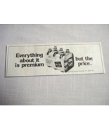 1976 Beer Ad Carling Black Label Everything About It is Premium but the ... - $10.95 CAD