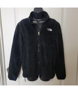 The North Face Osito Teddy Fleece Jacket Womens M Medium Black Full Zip ... - $567.17 MXN