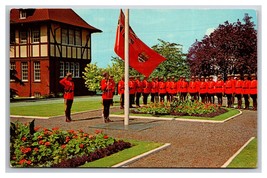 Royal Canadian Mounted Police Raising Flag UNP Chrome Postcard P28 - £3.90 GBP