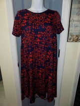 LuLaRoe Navy Blue W/Triangles Carly Dress Size XS Women&#39;s NWOT - £18.94 GBP