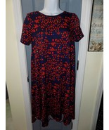 LuLaRoe Navy Blue W/Triangles Carly Dress Size XS Women&#39;s NWOT - £19.25 GBP