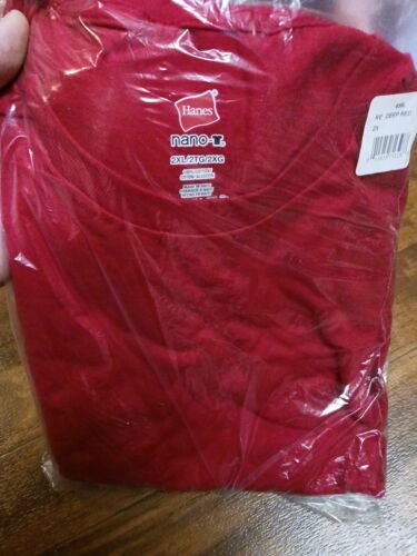 Hanes Adult Perfect-T Long-Sleeve (Red T-Shirt) - $12.86