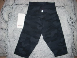 lulu lemon camo shorts black/dark gray nwt size 4 lower price! - $67.00
