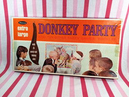 1960&#39;s Vintage Whitman Donkey Party Game Pin The Tail On The Jumbo Donke... - $16.00