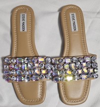 Steve Madden Malina Rhinestone Embellished Slides Sandals Women&#39;s Size 8 US - €13,12 EUR