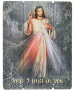 Divine Mercy  Wood Pallet, New #AB-229 - $602.62 MXN