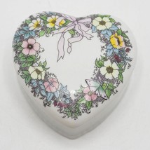 Heart Shaped Jewelry Trinket Ring Box - £11.65 GBP
