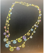 18k Yellow Gold &quot;Paradise&quot; Gemstone Necklace by Marco Bicego 35&quot; - €4.671,93 EUR