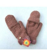 Women Winter Glove Mitten Fingerless Insulated Knit w/ Fuzzy lining Thic... - £8.27 GBP