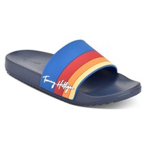 Tommy Hilfiger Men Slide Sandals Roomie Size US 12M Medium Blue Pride Ra... - $49.50