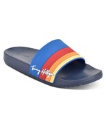 Tommy Hilfiger Men Slide Sandals Roomie Size US 12M Medium Blue Pride Ra... - £39.66 GBP