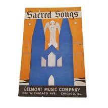 Vintage Music Book Sacred Songs Booklet Religious Church Christmas Music 1937 - £11.72 GBP