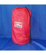 Vintage Marlboro Unlimited Sleeping Bag Red Plaid Interior Fleece Campin... - $46.74