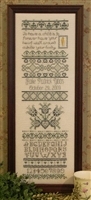 Rosewood Manor - To Have A Child Birth Sampler W/Charm - $18.49