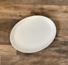 Vintage Russel Wright Iroquois White Oval Serving Platter 14 3/8&quot; - $43.20