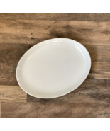 Vintage Russel Wright Iroquois White Oval Serving Platter 14 3/8" - £33.83 GBP