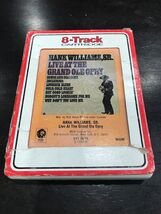 Hank Williams Sr Love At The Grand Ole Opry 8 Track - $19.68