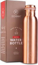 Copper Water Bottle -32oz- Copper Water Bottle For Drinking - Leak Proof Travel - £10.12 GBP