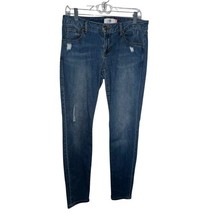 Cabi 5087 Medium Wash Denim Distressed Skinny Jeans 6 Mid Rise Casual Ri... - €12,87 EUR