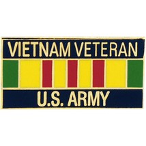 U.S. Army Vietnam Veteran Ribbon Pin 1&quot; - £7.92 GBP