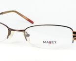 MAXEY by top look 9406 3 BRONZE EYEGLASSES GLASSES FRAME 53-19-135mm (NO... - $51.45