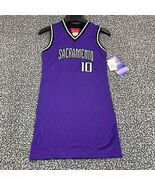 Sacramento Kings Bibby #10 Jersey Shirt Youth Girl Small 7-8 Reebok Purp... - $26.35 CAD