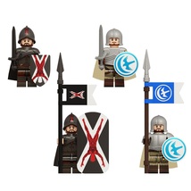 Game of Thrones House Arryn and House Bolton Soldiers 4pcs Minifigures Toy - £9.86 GBP