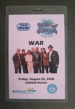 WAR August 22, 2008 Limited Access Back Stage Pass - £11.02 GBP