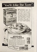 1920 Print Ad Armour&#39;s Toasted Corn Flakes,Oats,Macaroni Armour Grain Ch... - £15.70 GBP