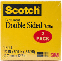 Scotch Permanent Double-Sided Tape- - £12.75 GBP