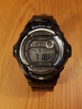 Casio Baby-G BG169R  Black Digital  Black Resin 3252 36mm - New Battery - $45.00