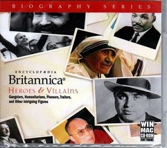 Encyclopedia Britannica Heroes &amp; Villains CD-ROM for Win/Mac - Factory Sealed JC - £3.12 GBP