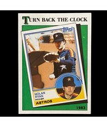 1988 Topps #661 Nolan Ryan TBC Turn Back The Clock &#39;83 HOUSTON ASTROS -- NM - $20.30 MXN